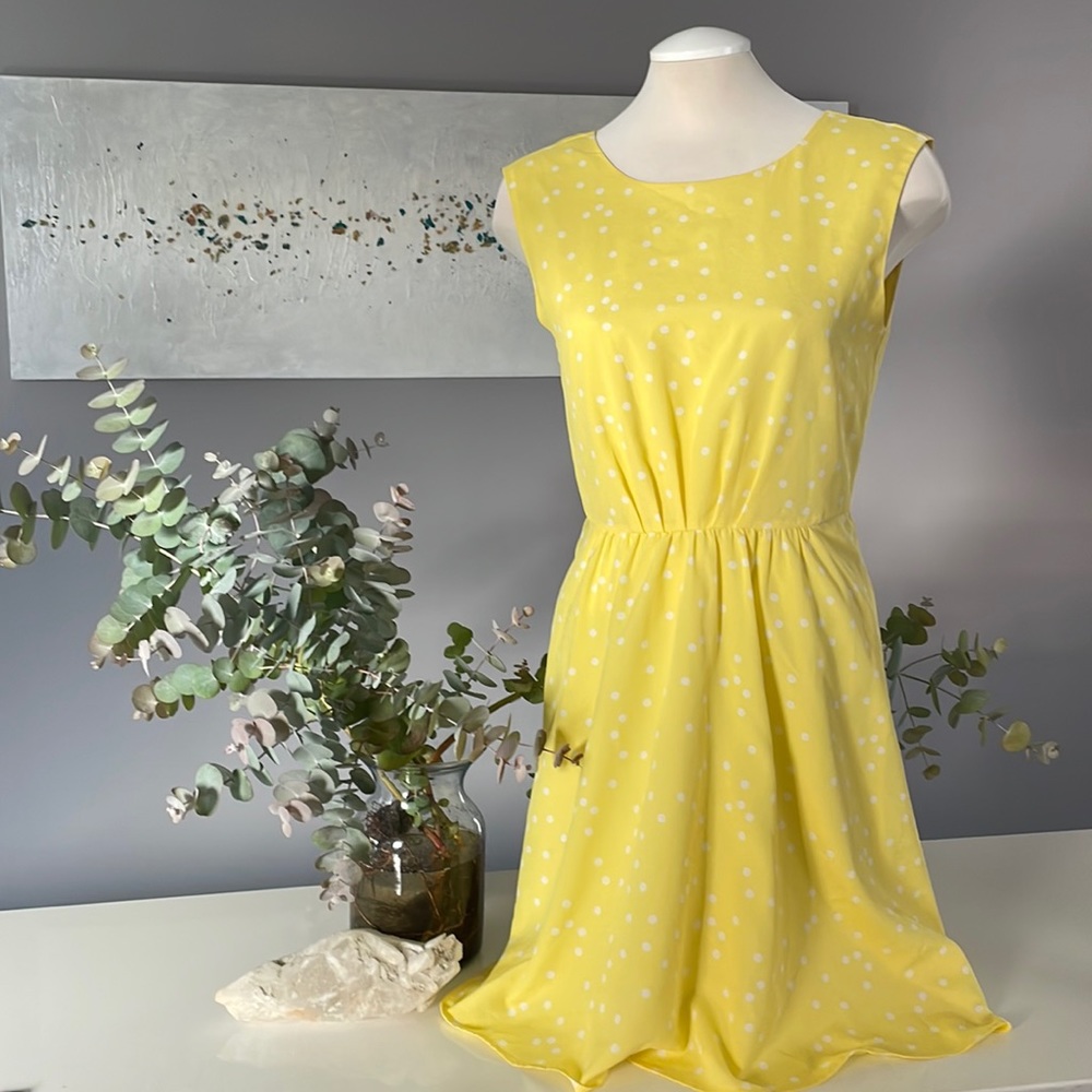 Yellow Polka Dot Dress